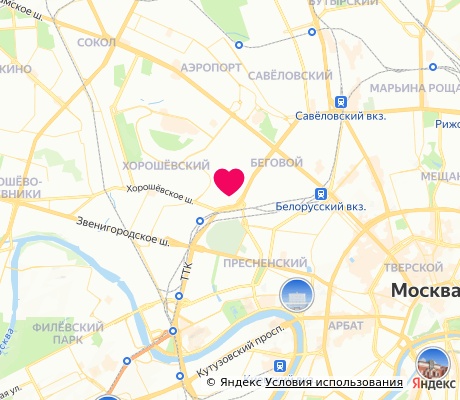 На карте