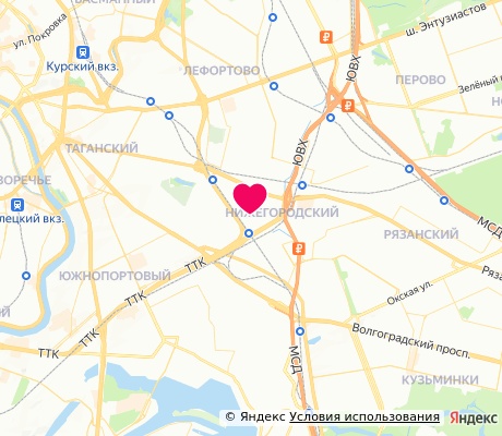 На карте