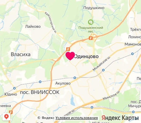 На карте