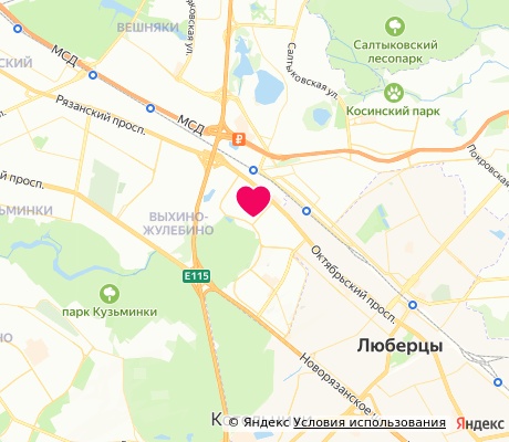 На карте