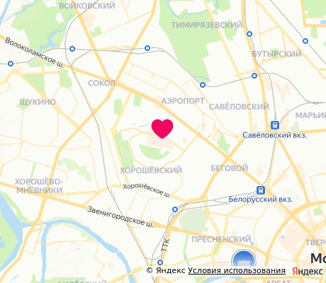 На карте