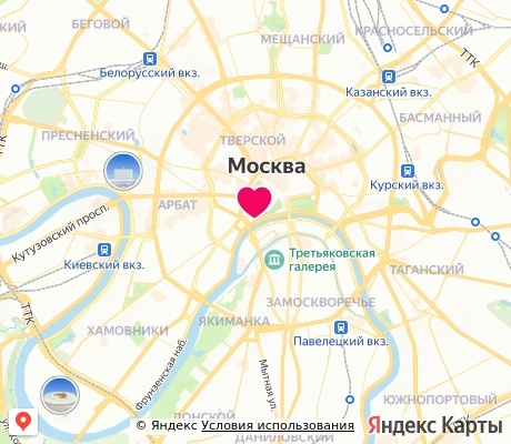 На карте