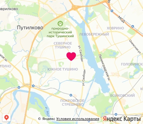 На карте