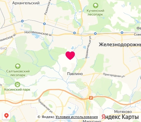 На карте