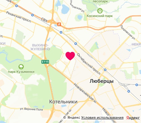 На карте