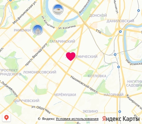На карте