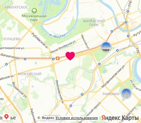 На карте