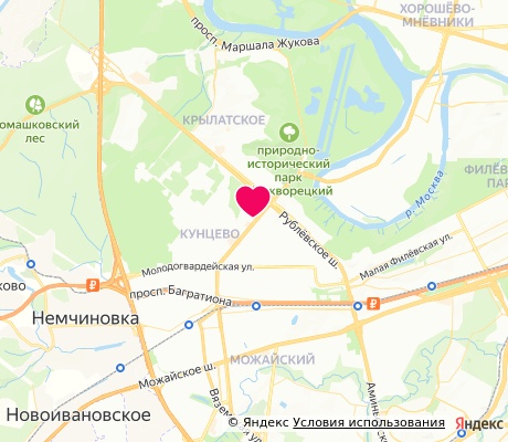 На карте