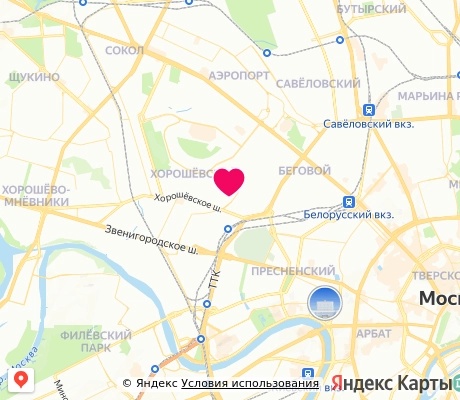 На карте