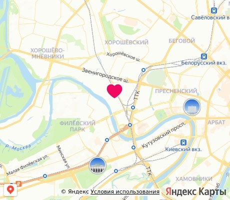 На карте