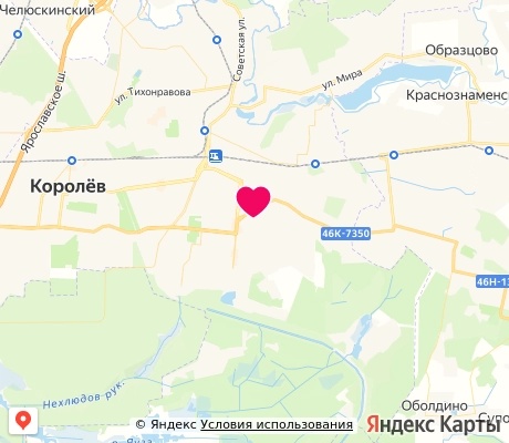 На карте