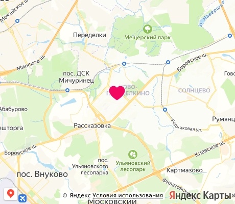 На карте