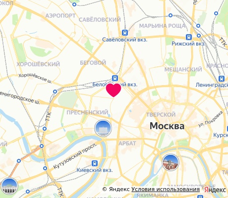 На карте