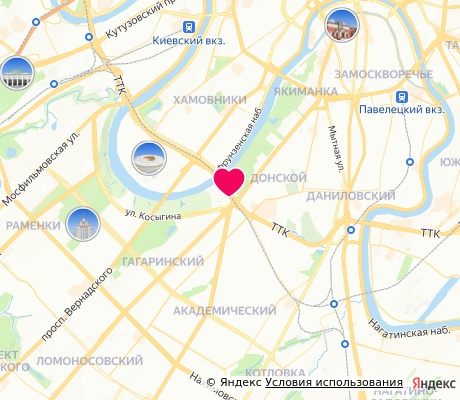 На карте
