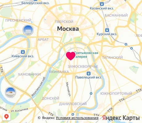 На карте