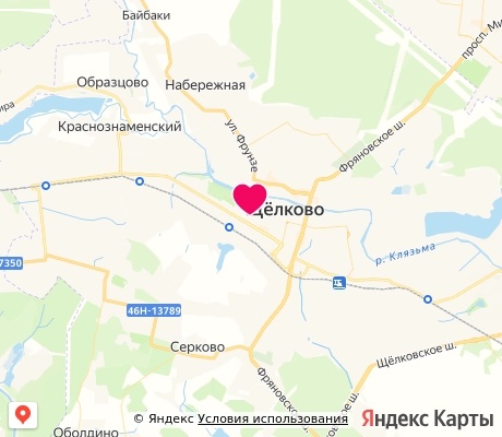 На карте