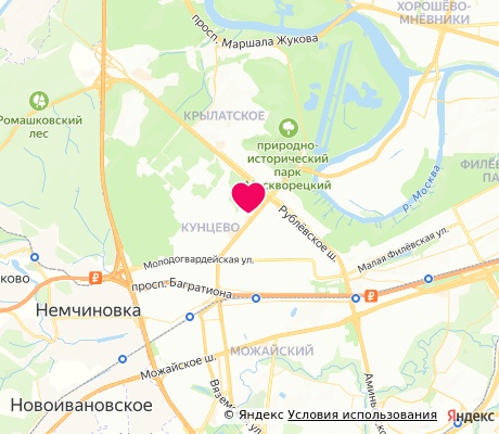 На карте