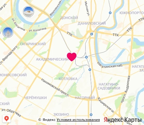 На карте