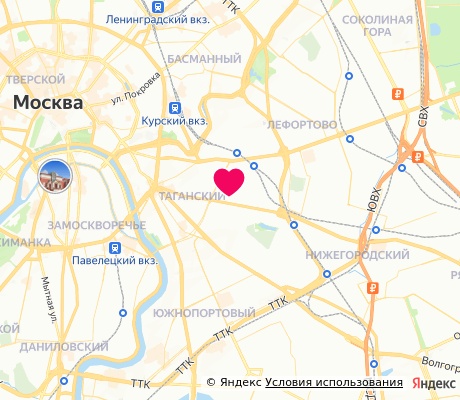 На карте
