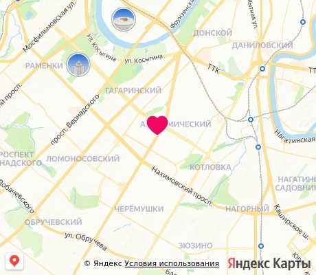 На карте