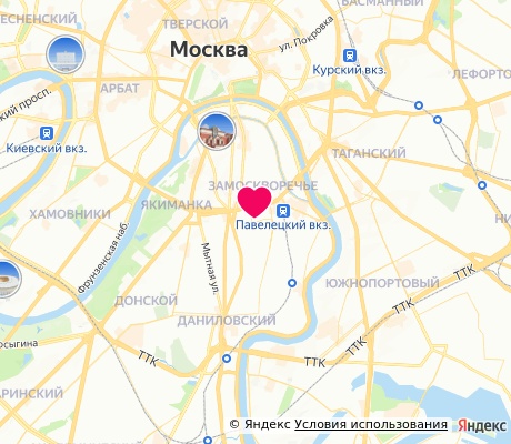 На карте