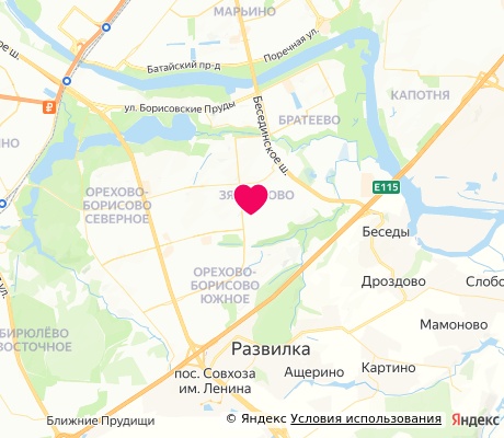 На карте