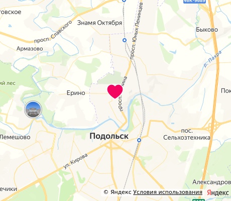 На карте