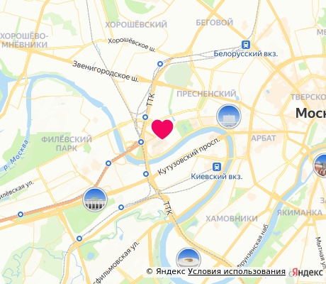 На карте