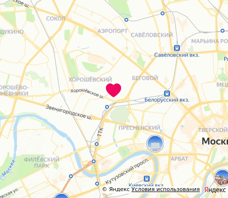 На карте