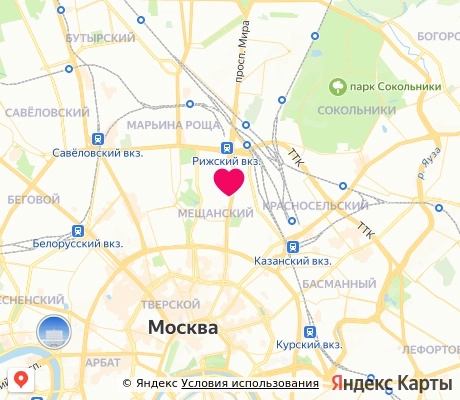 На карте