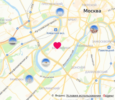 На карте