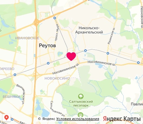 На карте