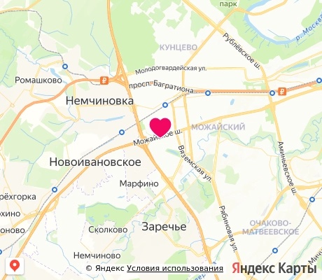 На карте