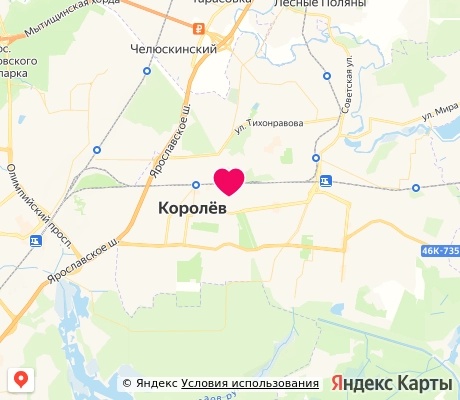 На карте