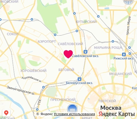 На карте