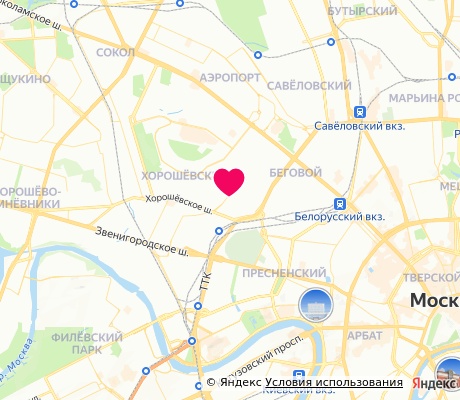 На карте