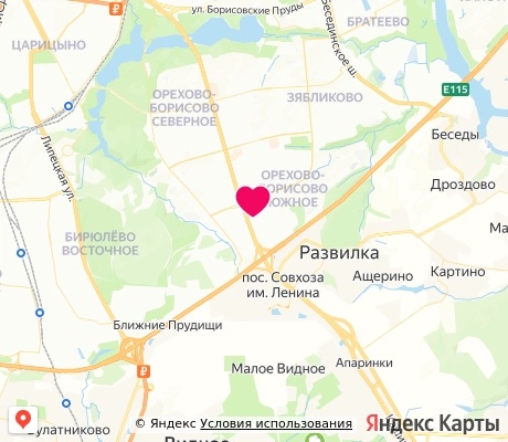 На карте