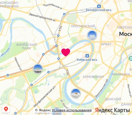 На карте