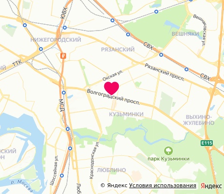 На карте