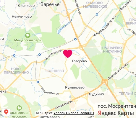На карте
