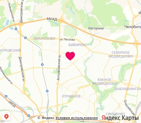 На карте