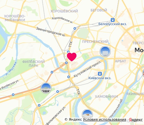 На карте