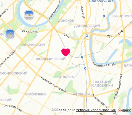 На карте