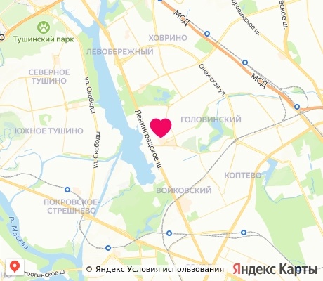 На карте