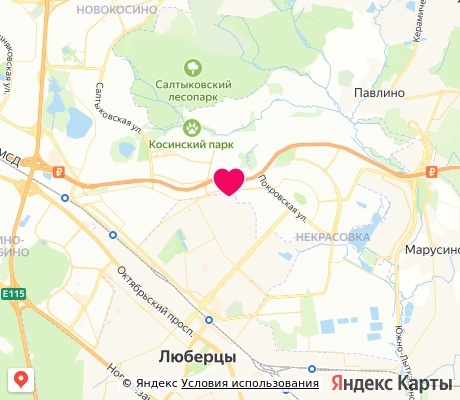 На карте