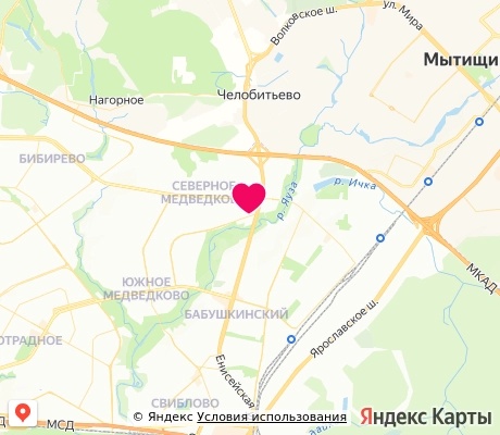 На карте