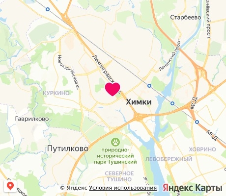 На карте