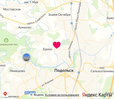 На карте
