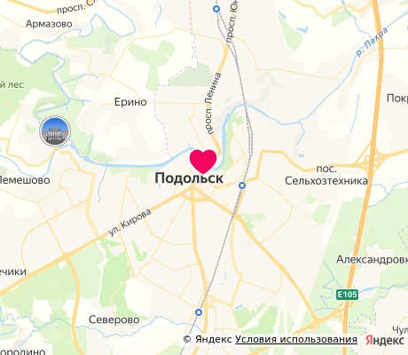 На карте