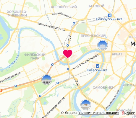На карте